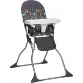 Cosco Simple Fold Deluxe High Chair, Black Arrows - USED